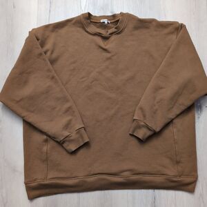 Reformation Oversized Sweater Women's XL brown Pullover Long Sleeve